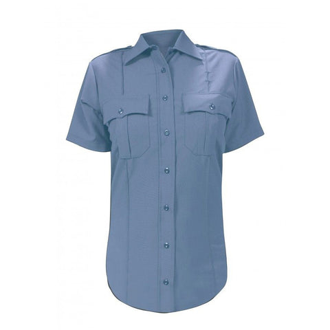 Poly / Cotton Short Sleeve Uniform Shirt - Womens